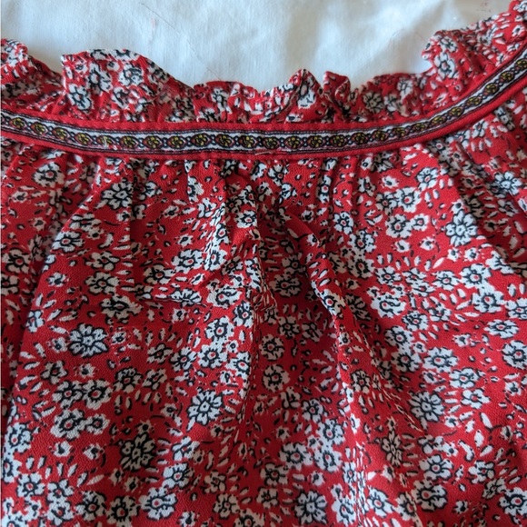 Max Studio Plus Size Blouse, Sz 2x Red - Picture 9 of 10